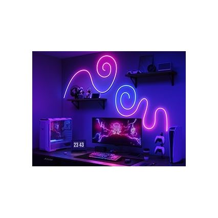 Govee - Neon 2 MATTER Tira LED plegable 5m RGBIC Wi-Fi IP67