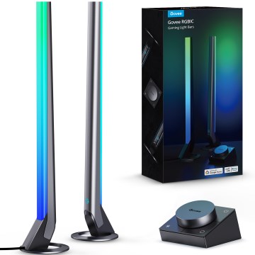 Govee - Paneles LED Gaming WiFi inteligentes + Controlador Smart Dual blanco Wi‑Fi