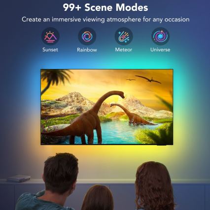 Govee - Retroiluminación LED inteligente RGBIC para TV de 40 a 50 Wi-Fi