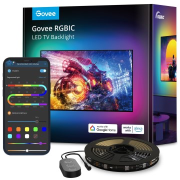 Govee - Retroiluminación LED SMART RGBIC para TV de 55-65