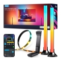 Govee - SET 2x Iluminación trasera TV 55-65" Iluminación LED SMART RGBICW Wi-Fi