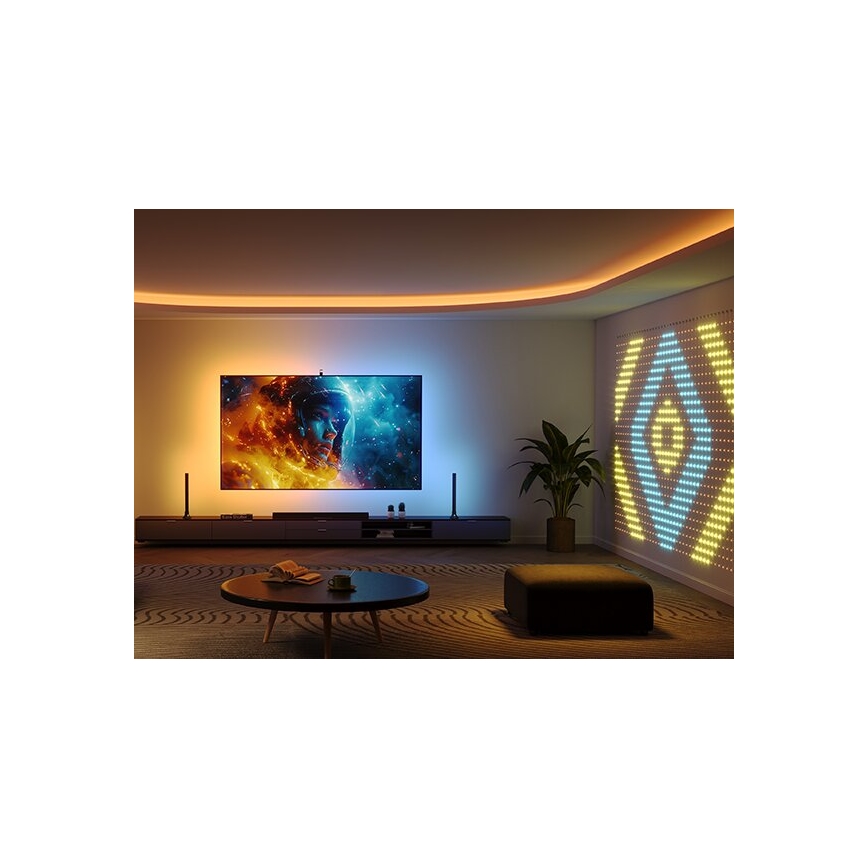 Govee - SET 2x Iluminación trasera TV 55-65" Iluminación LED SMART RGBICW Wi-Fi