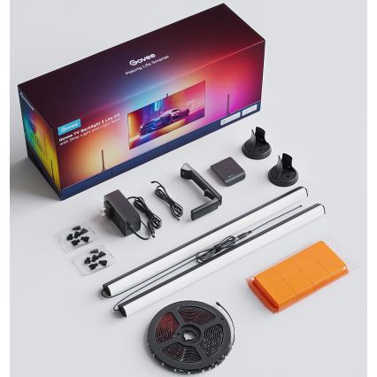 Govee - SET 2x Iluminación trasera TV 55-65" Iluminación LED SMART RGBICW Wi-Fi