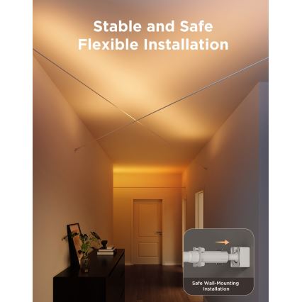 Govee - Tira LED colgante RGBICWW LED/36W/24V 4m Skyline Matter Wi-Fi