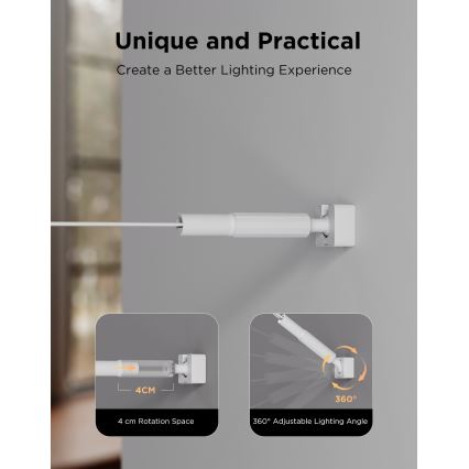 Govee - Tira LED colgante RGBICWW LED/36W/24V 4m Skyline Matter Wi-Fi