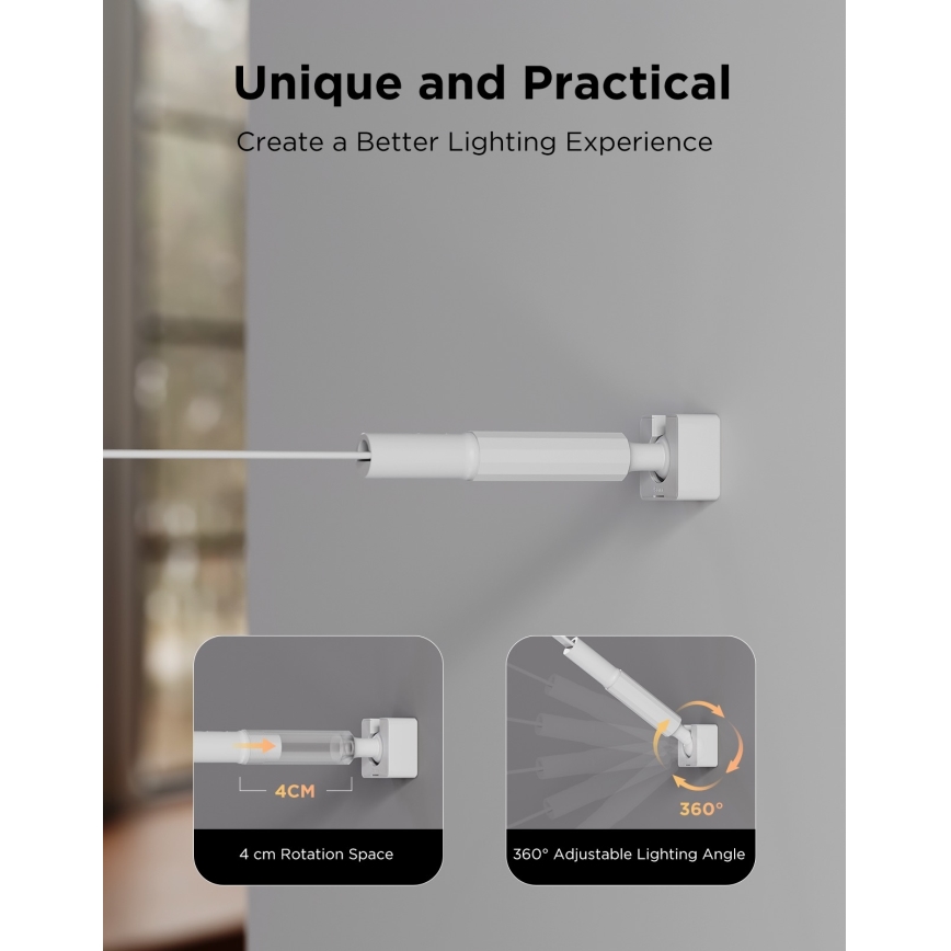 Govee - Tira LED colgante RGBICWW LED/36W/24V 4m Skyline Matter Wi-Fi