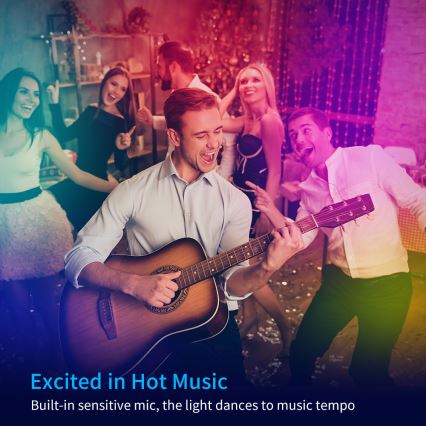 Govee - Tira LED RGB regulable inteligente LED/36W/24V 10m Wi-Fi