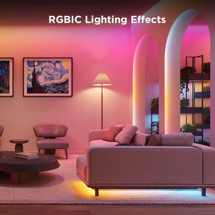 Govee - Tira LED SMART PRO RGBICW Wi-Fi 10m MATTER - extra duradera