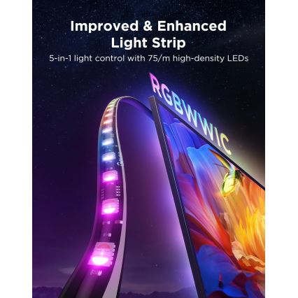 Govee - TV Backlight 3 Pro 55-65 Iluminación LED trasera inteligente RGBIC Wi-Fi