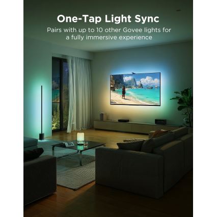 Govee - TV Backlight 3 Pro 55-65 Iluminación LED trasera inteligente RGBIC Wi-Fi