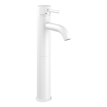 Grifo de lavabo DRAGOR 29 cm blanco mate