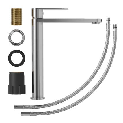 Grifo de lavabo TARNBY 27,3 cm cromo brillante