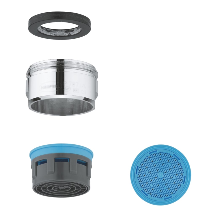 GROHE 13929000 - Aireador M 24 × 1 cromo brillante