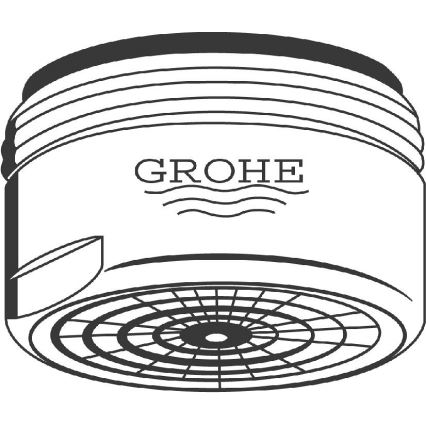 GROHE 13929000 - Aireador M 24 × 1 cromo brillante