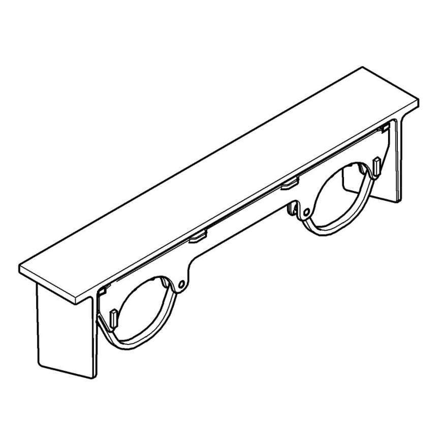 GROHE 18608001 - Repisa GROHTHERM 2000, cromo brillante