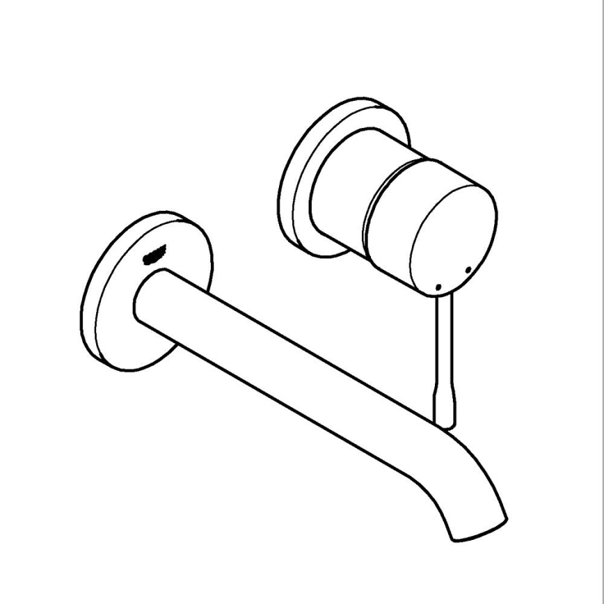 GROHE 19408DC1 - Grifo de lavabo ESSENCE 183 mm acero inoxidable