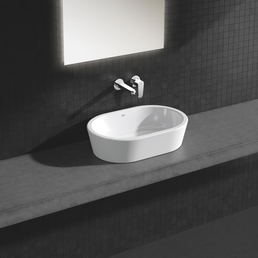 GROHE 19573002 - Grifo de lavabo para 2 orificios EURODISC COSMOPOLITAN 11x17 cm, acabado cromado