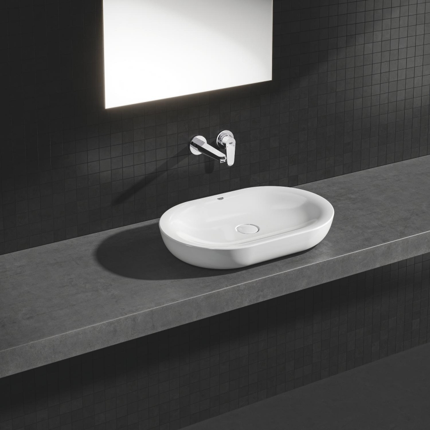 GROHE 19573002 - Grifo de lavabo para 2 orificios EURODISC COSMOPOLITAN 11x17 cm, acabado cromado