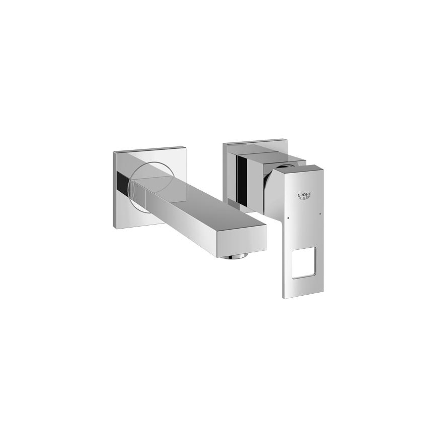 GROHE 19895000 - Grifo de lavabo de dos orificios EUROCUBE 171 mm cromo brillante