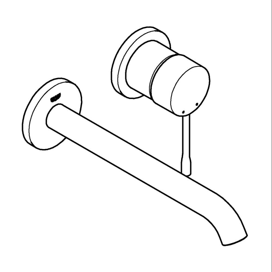 GROHE 19967001 - Grifo de lavabo ESSENCE de 110 mm, cromo brillante