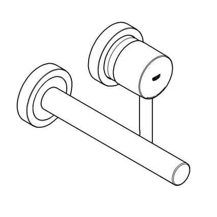 GROHE 19967GN1 - Grifo para lavabo ESSENCE 230 mm, acabado dorado