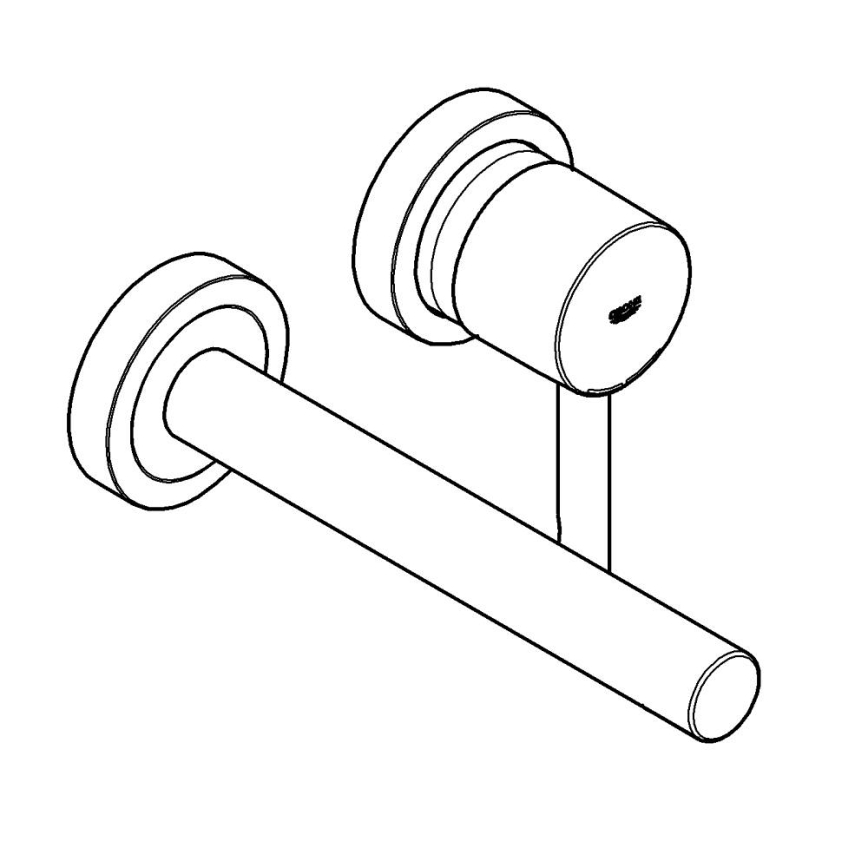 GROHE 19967GN1 - Grifo para lavabo ESSENCE 230 mm, acabado dorado