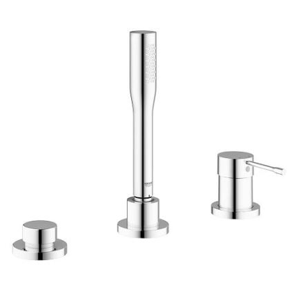 GROHE 19976001 - Mezclador para bañera de 3 orificios ESSENCE, cromo brillante
