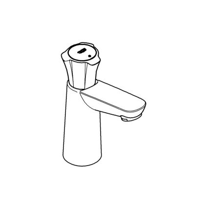 GROHE 20186001 - Válvula de montaje sobre encimera COSTA L DN 15 cromo brillante