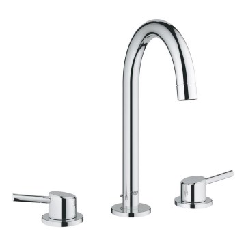 GROHE 20216001 - Grifo de lavabo de tres orificios CONCETTO DN 15, tamaño L, acabado cromado