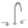 GROHE 20216001 - Grifo de lavabo de tres orificios CONCETTO DN 15, tamaño L, acabado cromado