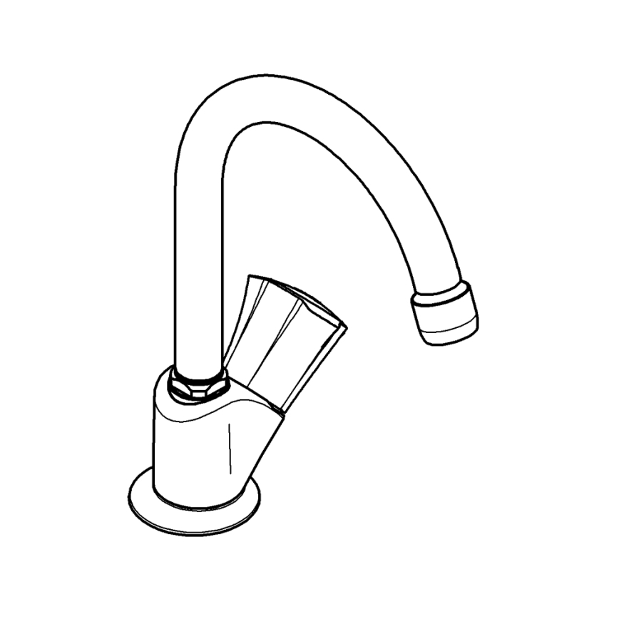 GROHE 20393001 - Grifo monomando para lavabo COSTA L DN 15 cromo brillante