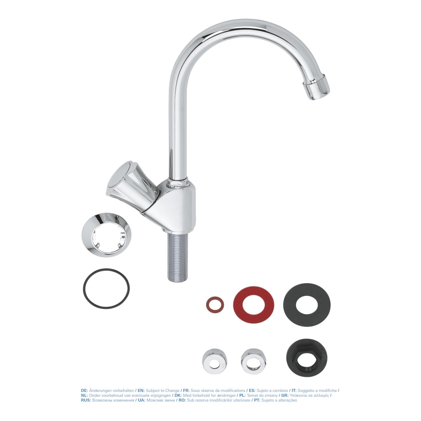 GROHE 20393001 - Grifo monomando para lavabo COSTA L DN 15 cromo brillante
