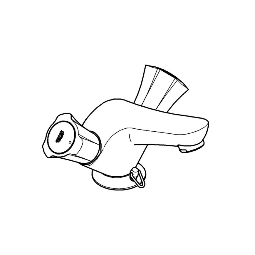 GROHE 21100001 - Grifo para lavabo COSTA L DN 15, cromo brillante