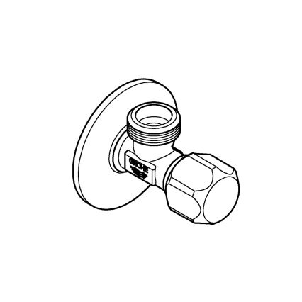 GROHE 22025000 - Válvula angular UNIVERSAL DN 15 cromo brillante
