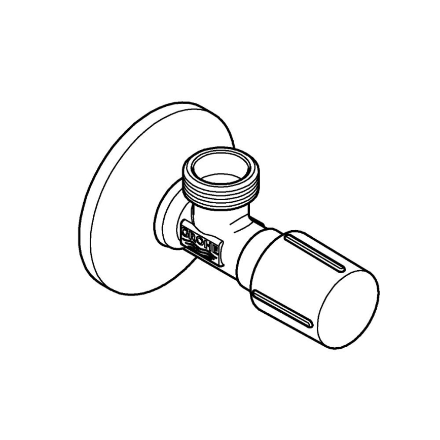 GROHE 22043000 - Válvula angular UNIVERSAL DN 15 cromo brillante