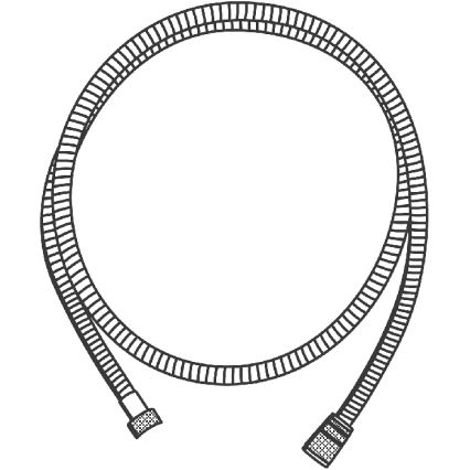 GROHE 22100000 - Flexo de ducha VITALIOFLEX METAL LONG-LIFE 1750 mm cromado