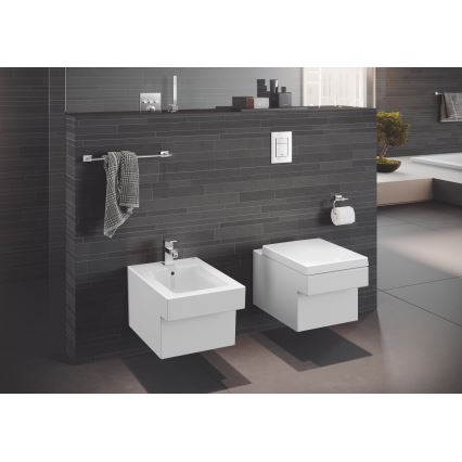 GROHE 23138000 - Grifo para bidé EUROCUBE, cromo brillante