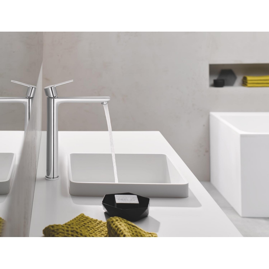 GROHE 23405001 - Grifo para lavabo LINEARE, tamaño XL, acabado en cromo brillante