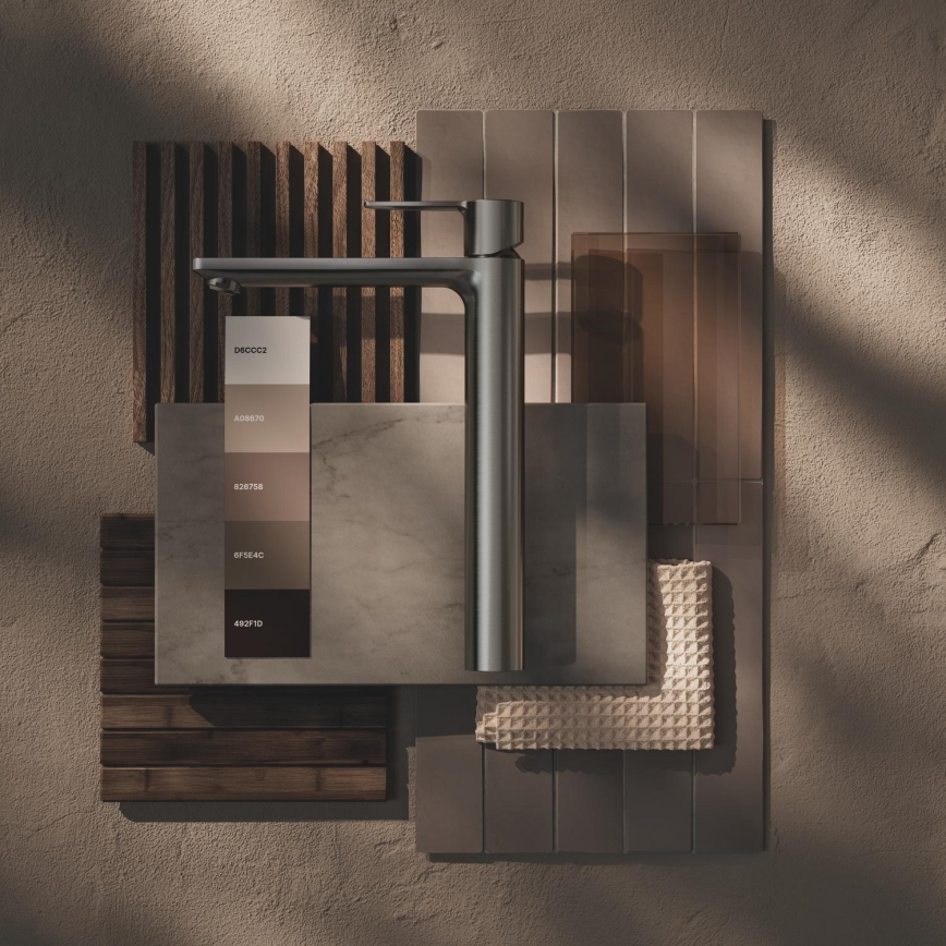 GROHE 23405AL1 - Grifo de lavabo LINEARE tamaño XL grafito