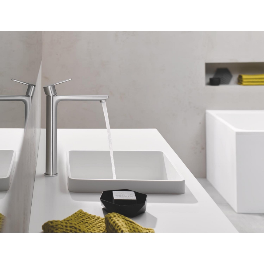 GROHE 23405DC1 - Grifo de lavabo LINEARE DN 15 acero inoxidable