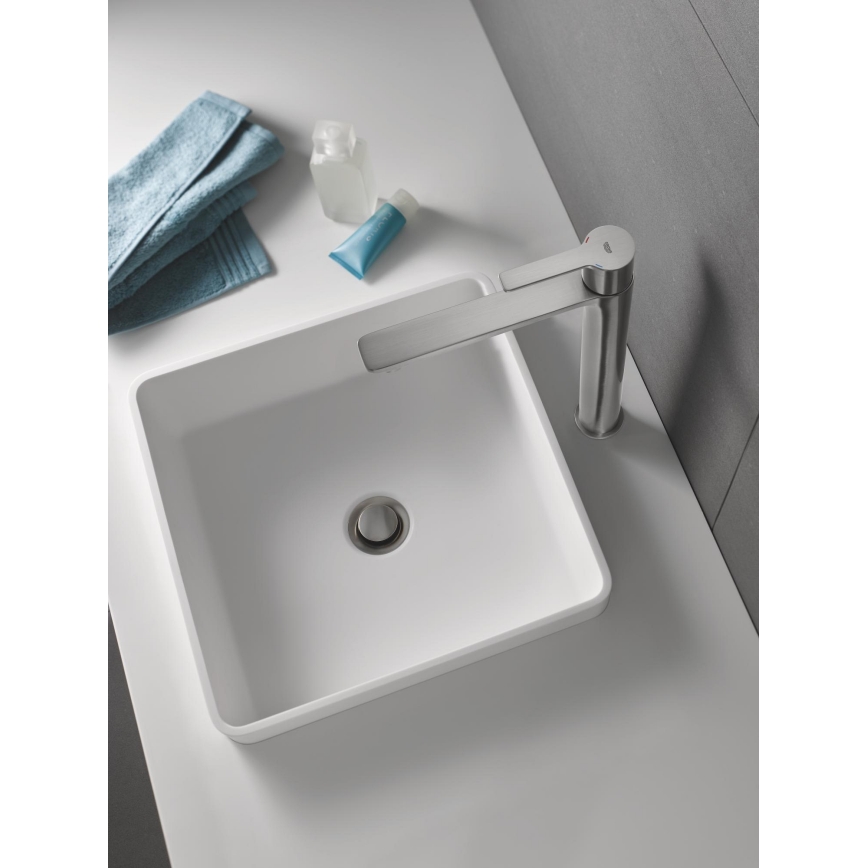 GROHE 23405DC1 - Grifo de lavabo LINEARE DN 15 acero inoxidable
