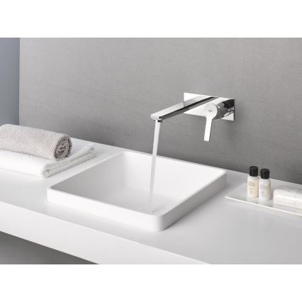 GROHE 23444001 - Grifo de lavabo de dos orificios LINEARE 207 mm cromo brillante