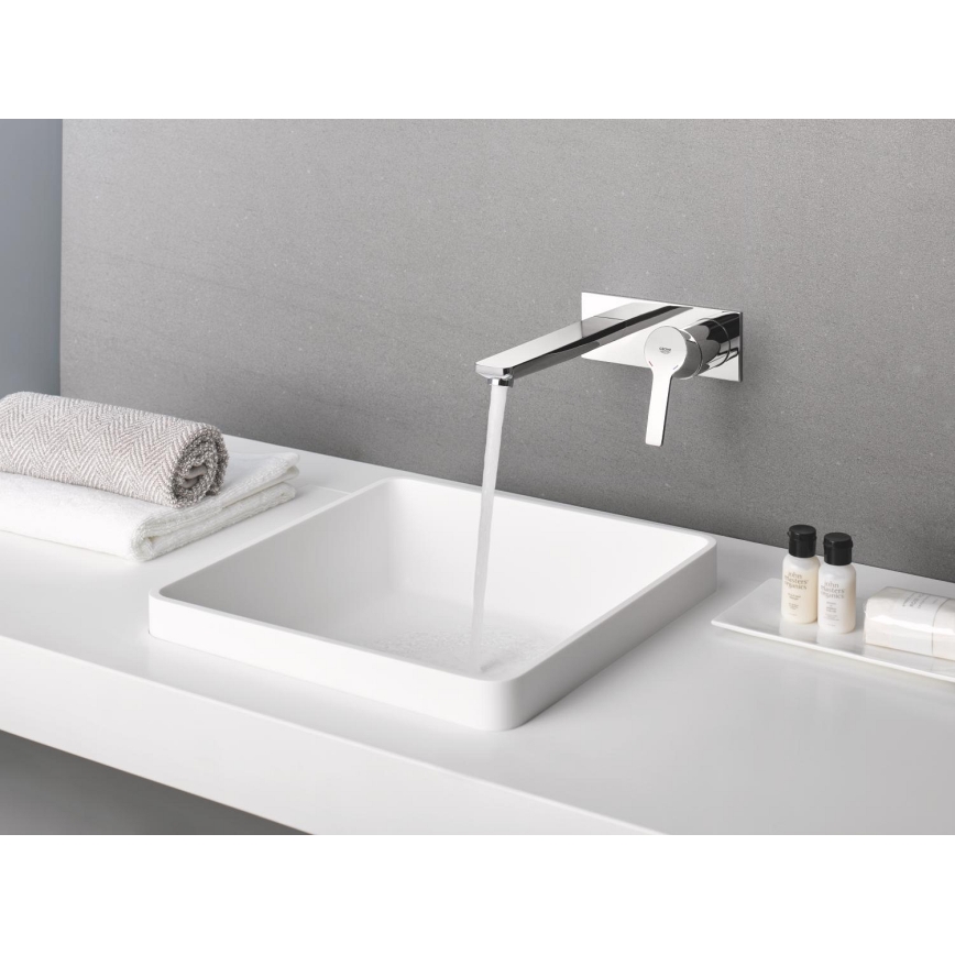 GROHE 23444001 - Grifo de lavabo de dos orificios LINEARE 207 mm cromo brillante