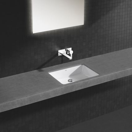 GROHE 23444001 - Grifo de lavabo de dos orificios LINEARE 207 mm cromo brillante