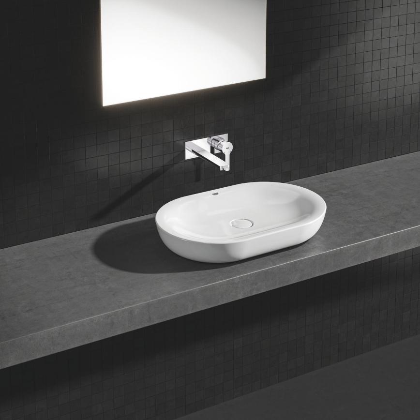 GROHE 23444001 - Grifo de lavabo de dos orificios LINEARE 207 mm cromo brillante