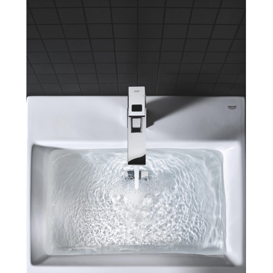 GROHE 23445000 - Grifo de lavabo EUROCUBE tamaño M, cromo brillante