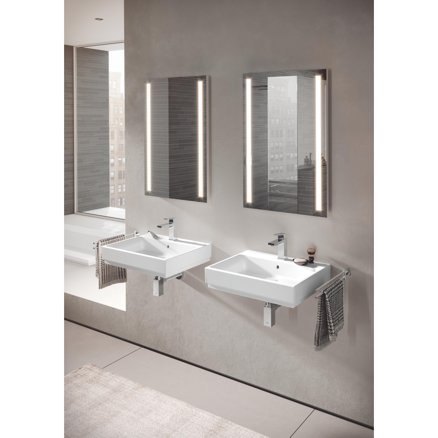 GROHE 23445000 - Grifo de lavabo EUROCUBE tamaño M, cromo brillante
