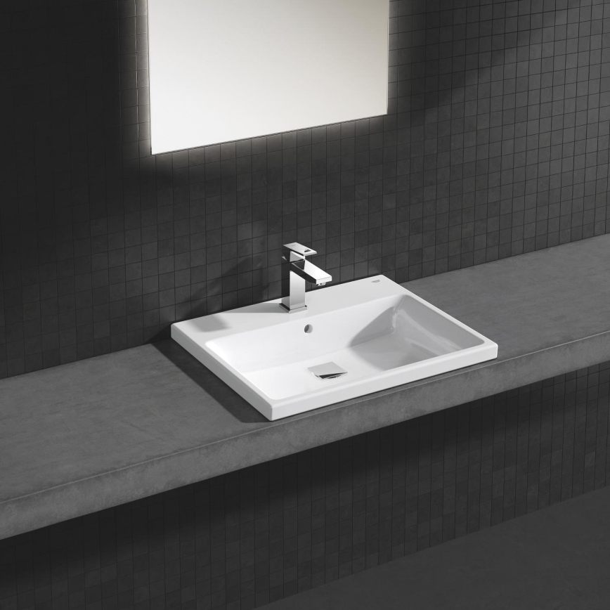 GROHE 23445000 - Grifo de lavabo EUROCUBE tamaño M, cromo brillante