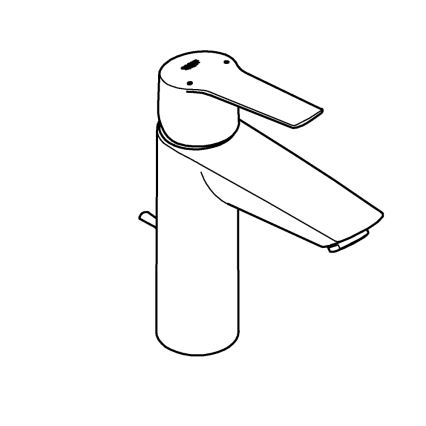 GROHE 23455002 - Grifo monomando para lavabo START 2021, tamaño M, acabado cromo brillante