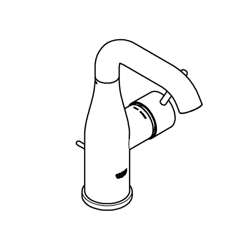 GROHE 23462AL1 - Grifo de lavabo ESSENCE tamaño M grafito